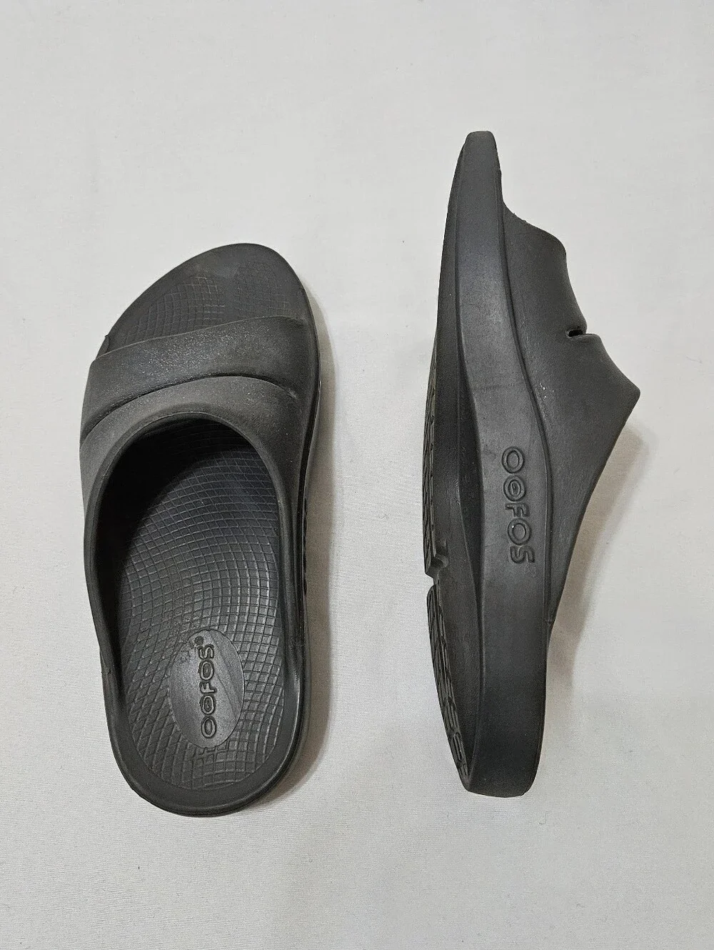 OOFOS OOAHH Recovery Slippers Unisex Mens 6 Womens 8 Gray